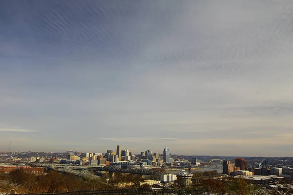 Cincinnati Ohio Visto Desde Devou Park Kentucky —  Fotos de Stock