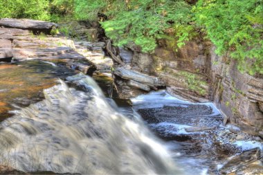 Canyon Falls Yol Parkı, Michigan