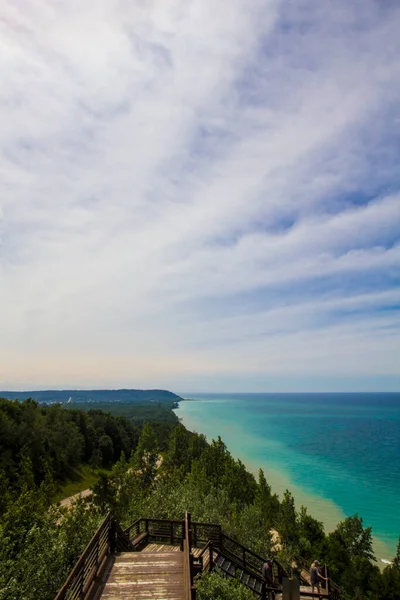 Inspiratiepunt Arcadia Dunes Michigan — Stockfoto