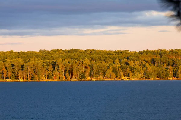 Pemandangan Dan Sekitar Elk Lake Michigan — Stok Foto