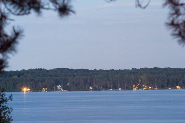 Vistas Alrededor Elk Lake Michigan — Foto de Stock