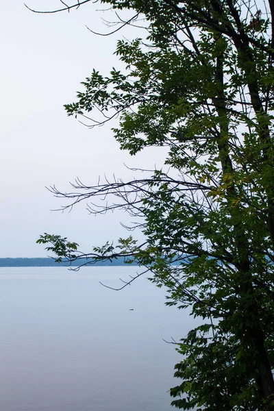 Utsikt Över Och Runt Älgsjön Michigan — Stockfoto