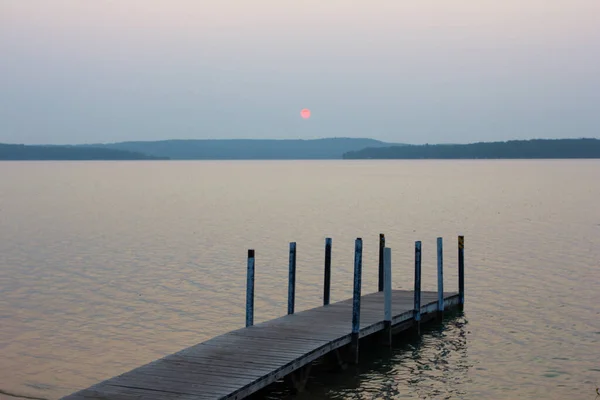 Vistas Torno Elk Lake Michigan — Fotografia de Stock