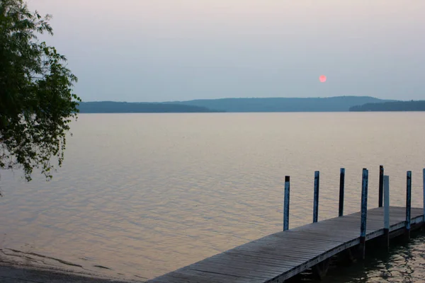 Vistas Torno Elk Lake Michigan — Fotografia de Stock