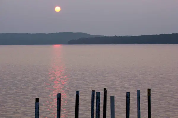 Vistas Torno Elk Lake Michigan — Fotografia de Stock