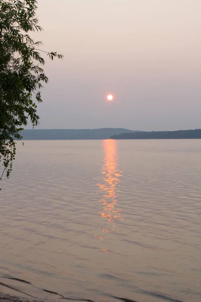 Uitzicht Rond Elk Lake Michigan — Stockfoto