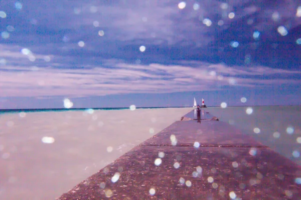 Michigan Gölü Frankfort Michigan — Stok fotoğraf