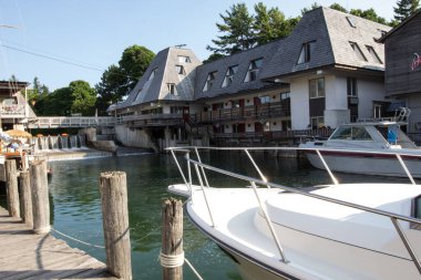 Fishtown, Leland, Michigan manzarası