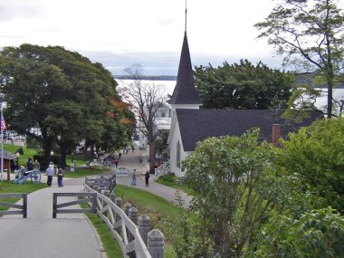Mackinac Adası, Michigan manzarası