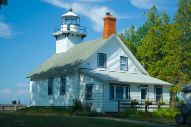 Old Mission Lighthouse Park, Michigan clipart