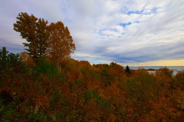 密歇根湖的景色 — 图库照片
