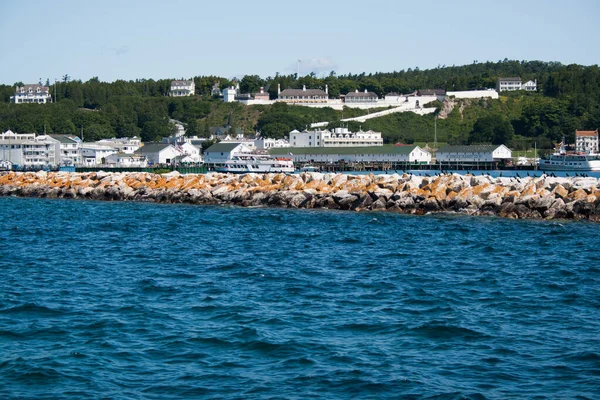 Uitzicht Mackinac Island Michigan — Stockfoto