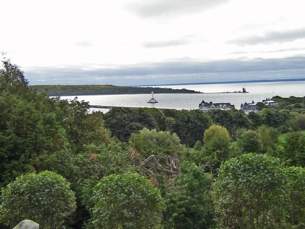 Uitzicht Mackinac Island Michigan — Stockfoto
