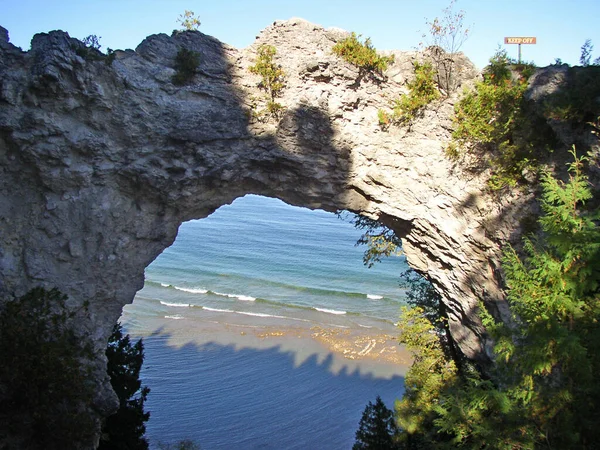 Άποψη Του Νησιού Mackinac Michigan — Φωτογραφία Αρχείου