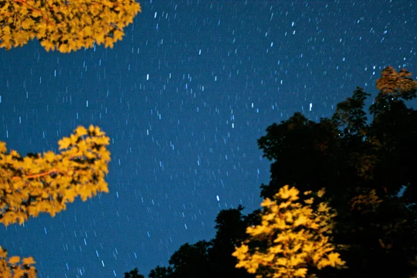 Ciel Nocturne Étoilé Michigan — Photo