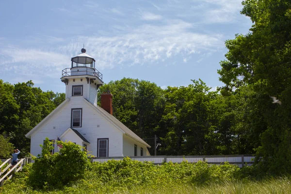 Old Mission Lighthouse Park Michigan — Photo