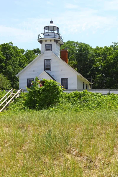 Stary Park Latarni Morskiej Mission Michigan — Zdjęcie stockowe