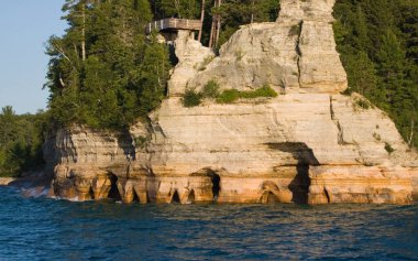 Resimli Kayalar Ulusal Lakeshore, Michigan