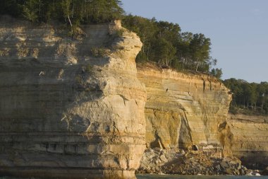 Resimli Kayalar Ulusal Lakeshore, Michigan