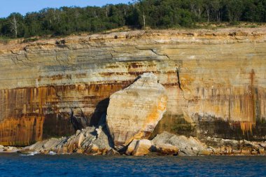 Resimli Kayalar Ulusal Lakeshore, Michigan