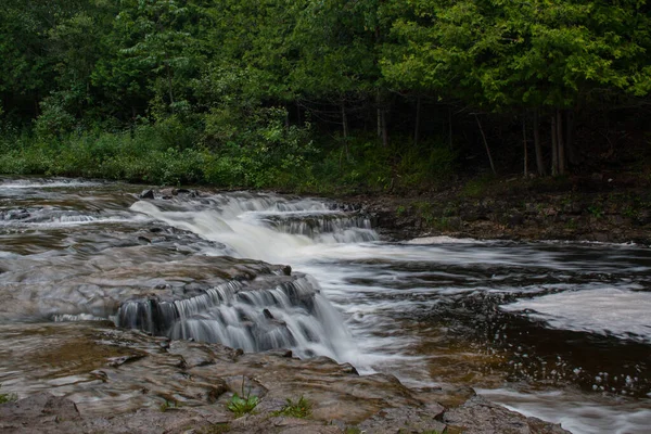 Oquecoc Fällt Auf Michigans Untere Halbinsel — Stockfoto