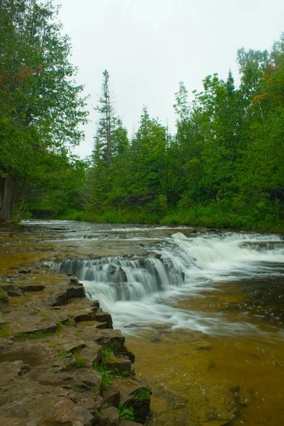 Oquecoc Falls Michigan Lower Peninsula — Stock Photo, Image