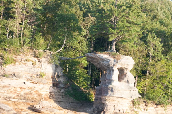 Képzelt Sziklák Nemzeti Lakeshore Michigan — Stock Fotó