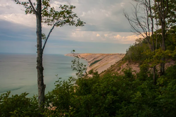 Afgebeeld Rocks National Lakeshore Michigan — Stockfoto