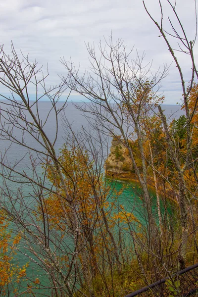 그림된 호숫가 미시간 — 스톡 사진