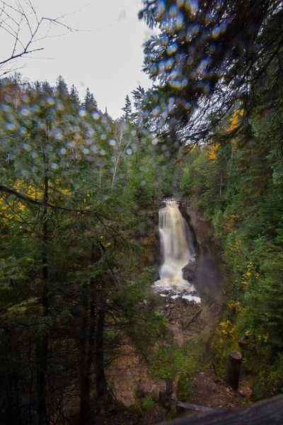 Abgebildete Felsen Nationales Seeufer Michigan — Stockfoto