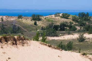 Uyuyan Ayı Kumulları Ulusal Lakeshore, Michigan