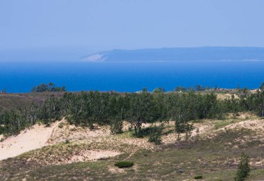 Uyuyan Ayı Kumulları Ulusal Lakeshore, Michigan