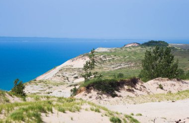 Uyuyan Ayı Kumulları Ulusal Lakeshore, Michigan