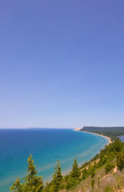 Uyuyan Ayı Kumulları Ulusal Lakeshore, Michigan