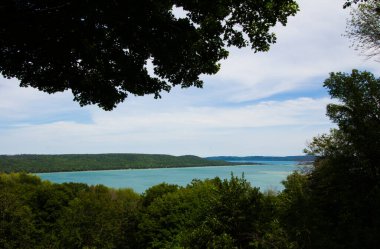 Uyuyan Ayı Kumulları Ulusal Lakeshore, Michigan