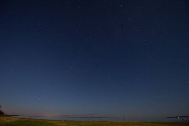 Akşamları St. Ignace, Michgan 'da