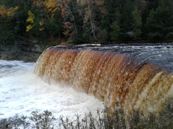 密歇根州Tahquamenon Falls州立公园 — 图库照片