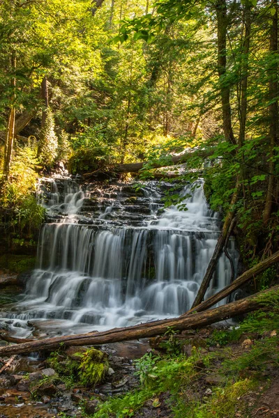 Wagner Falls State Scenic Site Michigan — Fotografia de Stock