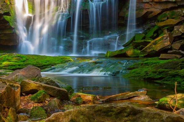 Elakala Falls Blackwater Falls State Park Западная Вирджиния — стоковое фото