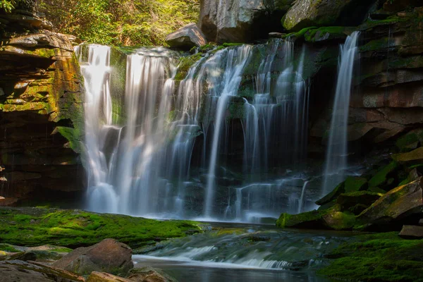 Elakala Falls Blackwater Falls State Park Западная Вирджиния — стоковое фото