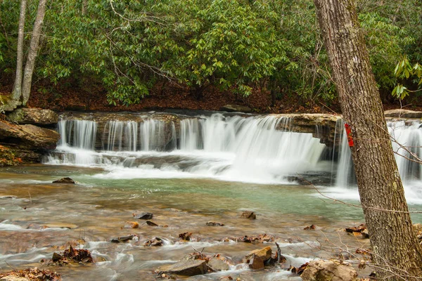 Mash Fork Falls Δυτική Βιρτζίνια — Φωτογραφία Αρχείου