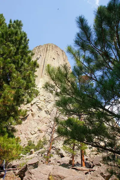 Diabelska Wieża Krajowych Pomnik Wyoming — Zdjęcie stockowe