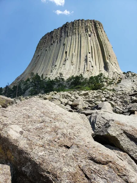 Monumento Nacional Torre Del Diablo Wyoming — Foto de Stock