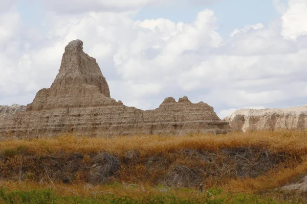 Vistas Desde Sendero Notch Trail Parque Nacional Badlands Dakota Del —  Fotos de Stock