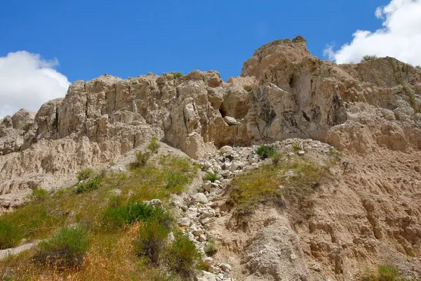 Widok Notch Trail Park Narodowy Badlands Dakota Południowa — Zdjęcie stockowe