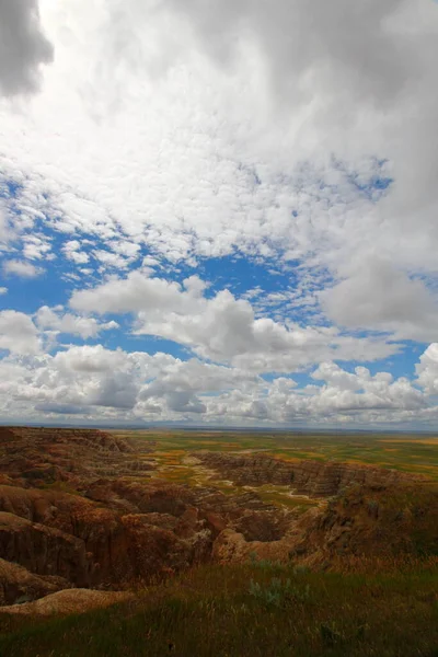 Panorama Point Area Nationaal Park Badlands Zuid Dakota — Stockfoto