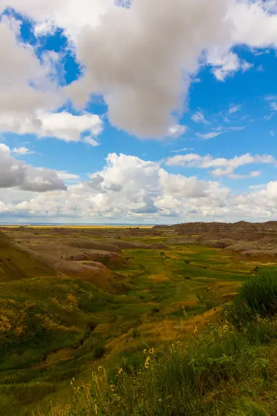 Yellow Mounds Overlook Badlands National Park South Dakota — Stock Photo, Image