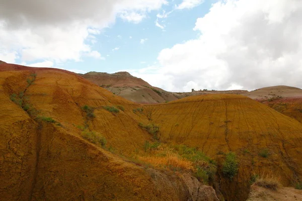 Yellow Mounds Overlook Badlands National Park Dakota Sul — Fotografia de Stock