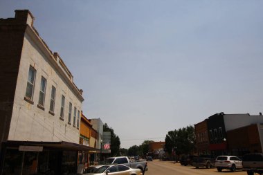 Belle Fourche, Güney Dakota 'da sokak manzarası