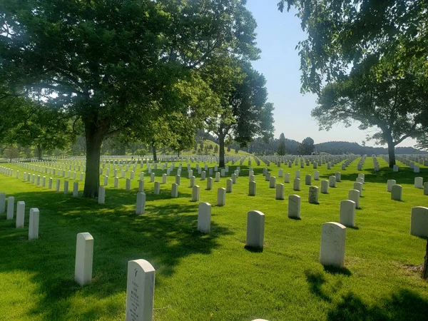 Black Hills National Cemetery Summer South Dakota — стокове фото